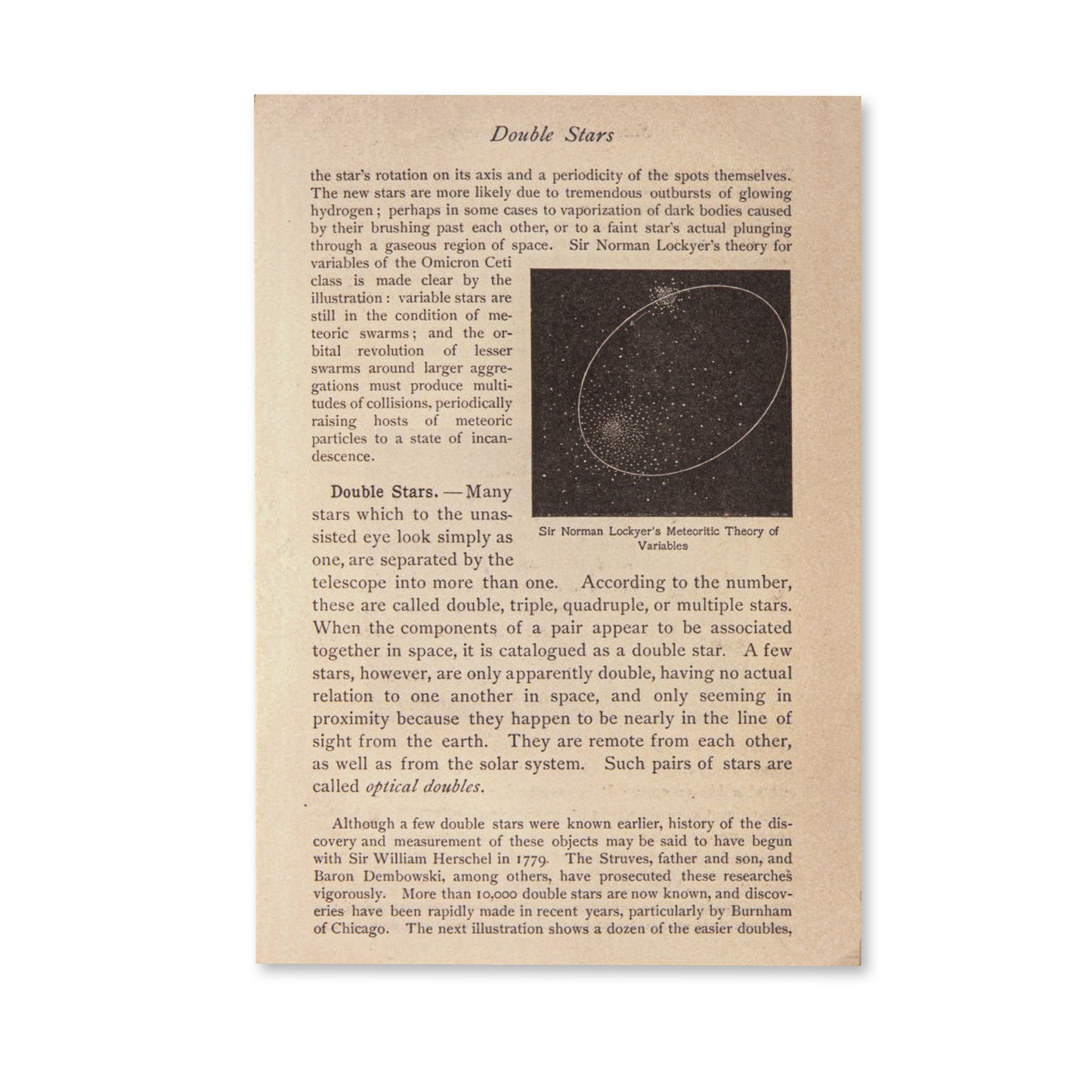 Vintage Scrapbooking Paper Pad - Astronomy - 30 Sheets
