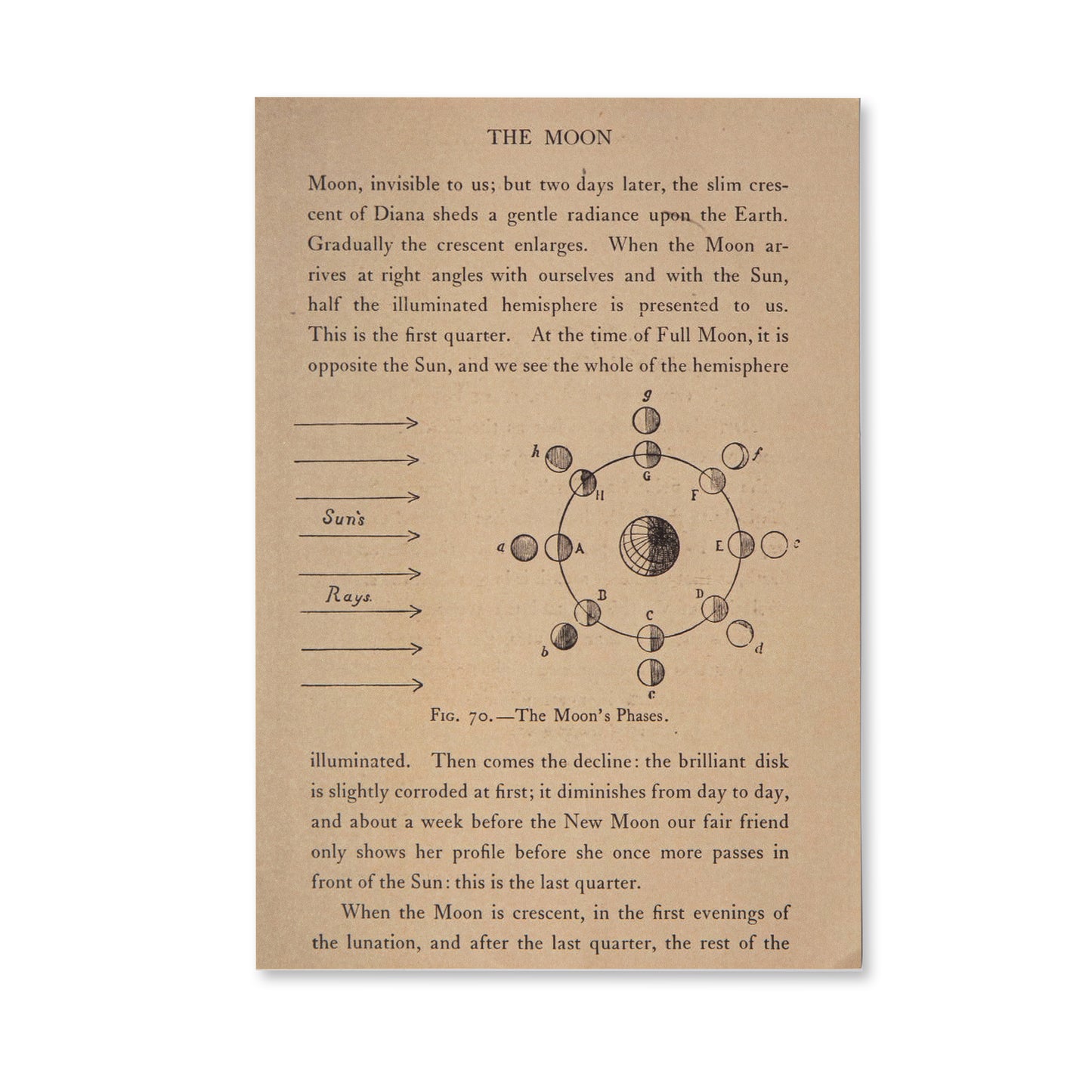 Vintage Scrapbooking Paper Pad - Astronomy - 30 Sheets