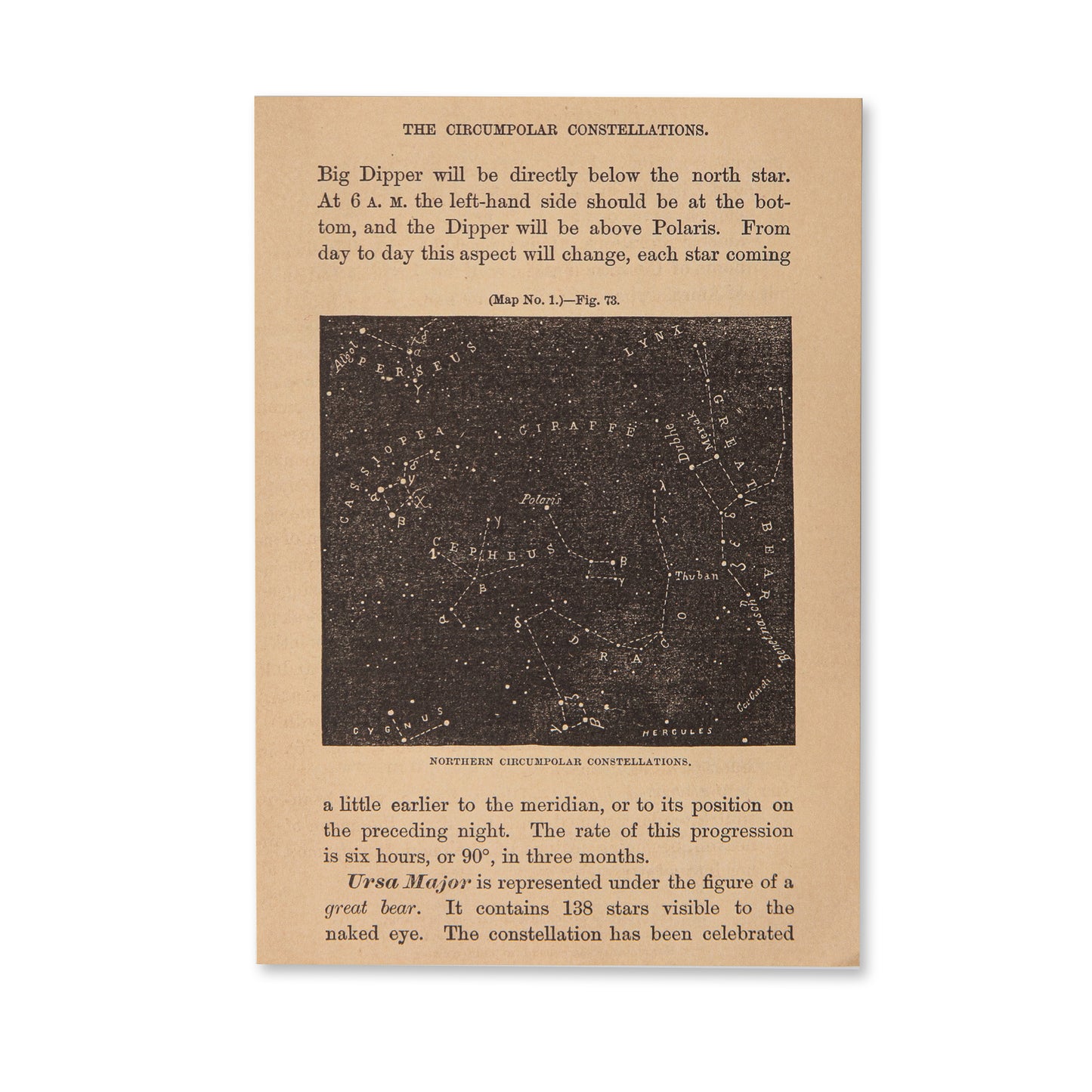 Vintage Scrapbooking Paper Pad - Astronomy - 30 Sheets