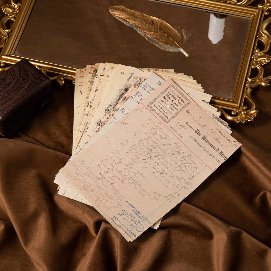 Vintage Scrapbook Paper Pad - Daily - 30 Sheets