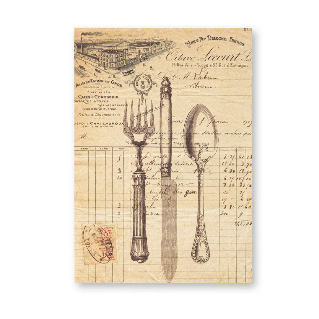 Vintage Scrapbook Paper Pad - Daily - 30 Sheets
