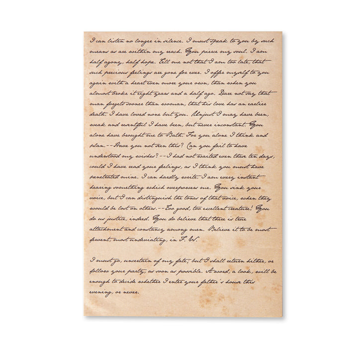 Vintage Scrapbook Paper Pad - Faded Letter - 30 Sheets
