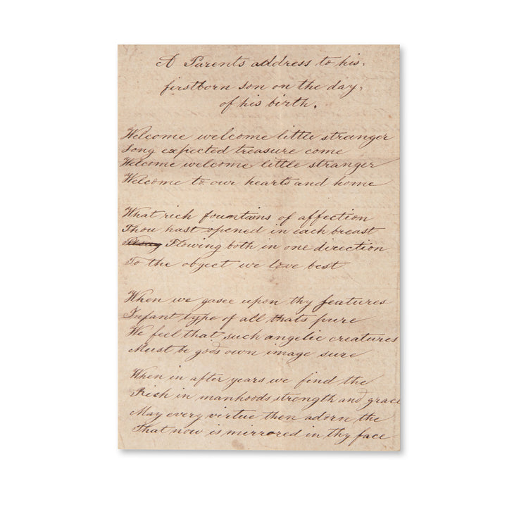 Vintage Scrapbook Paper Pad - Faded Letter - 30 Sheets