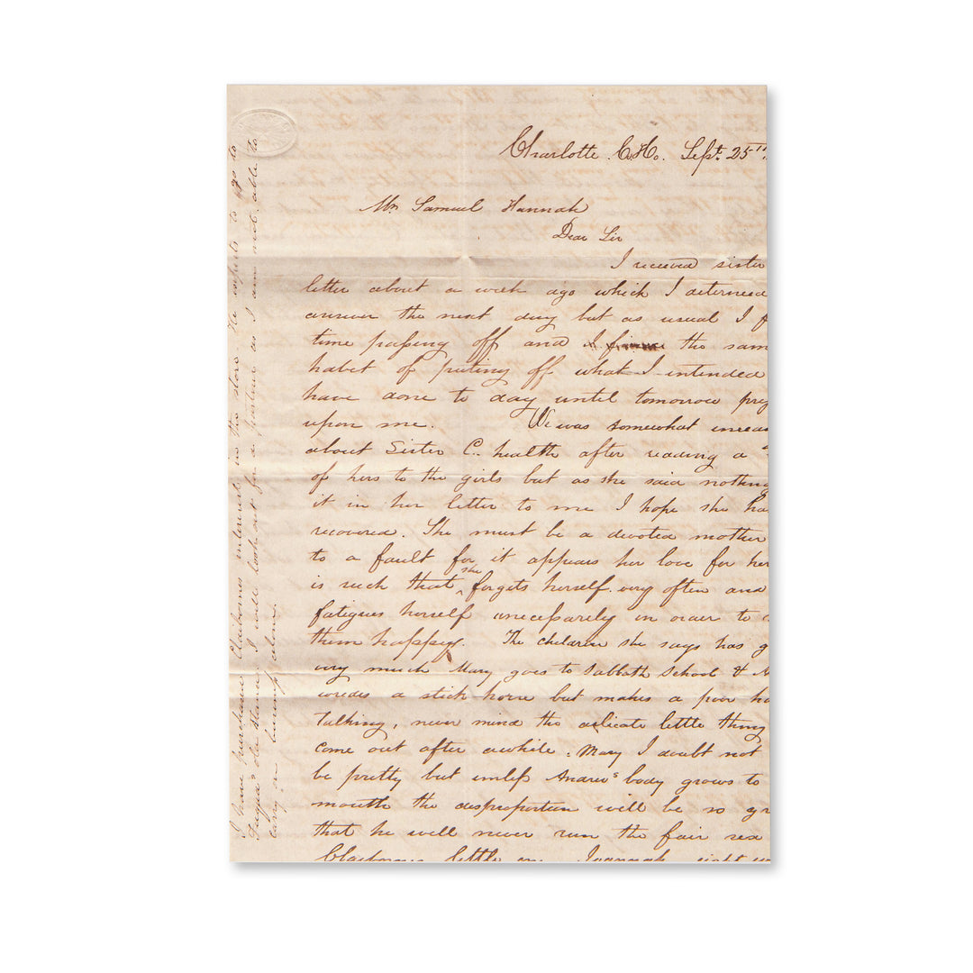 Vintage Scrapbook Paper Pad - Faded Letter - 30 Sheets