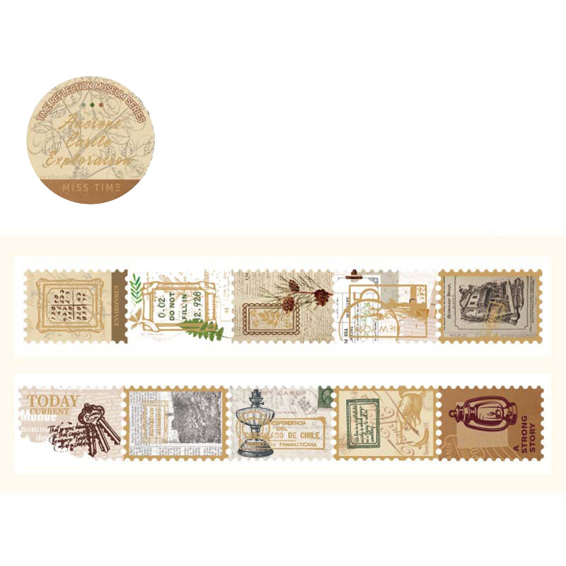 Vintage Illustrated Washi Tapes