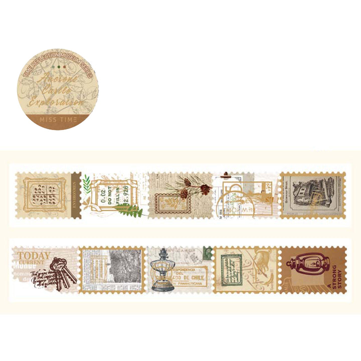 Vintage Illustrated Washi Tapes
