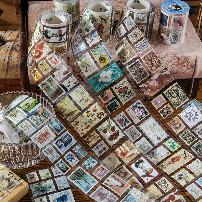 Waste Discharged Retro Stamp Tape