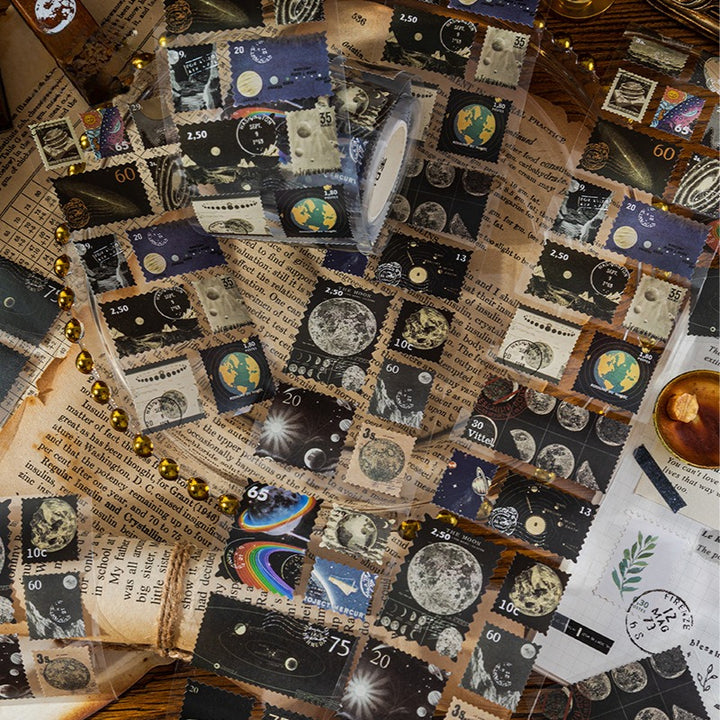 Waste Discharged Retro Stamp Tape