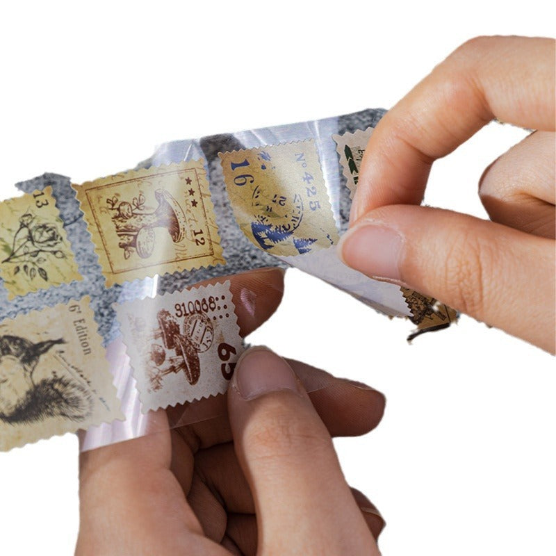 Waste Discharged Retro Stamp Tape