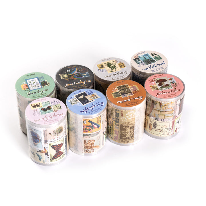 Waste Discharged Retro Stamp Tape