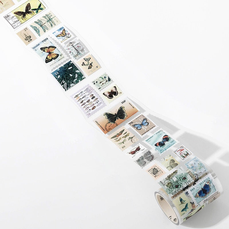 Waste Discharged Retro Stamp Tape