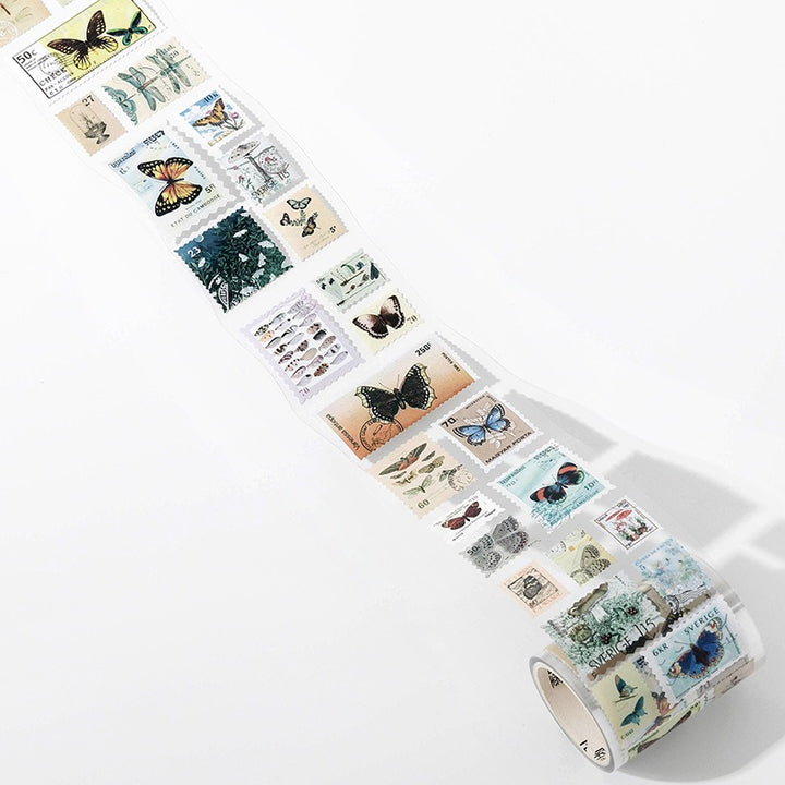 Waste Discharged Retro Stamp Tape