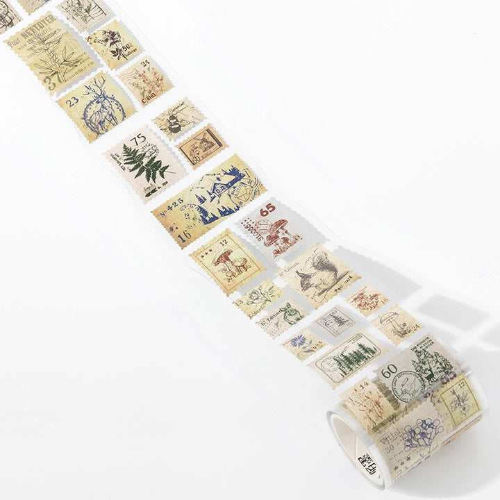 Waste Discharged Retro Stamp Tape