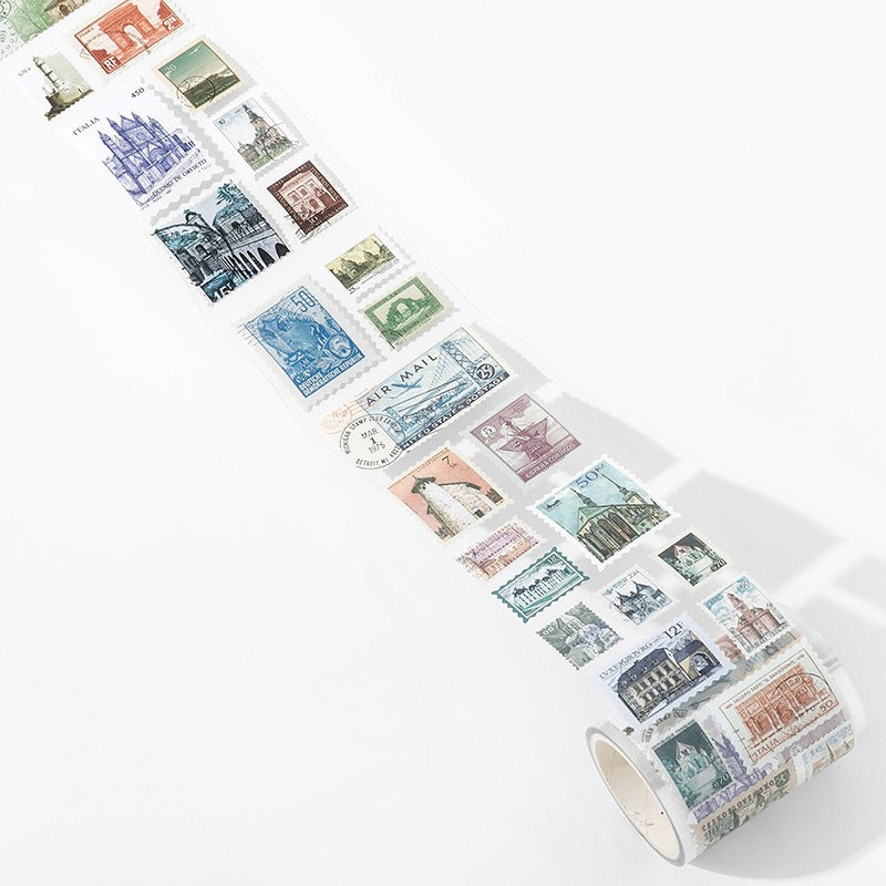 Waste Discharged Retro Stamp Tape