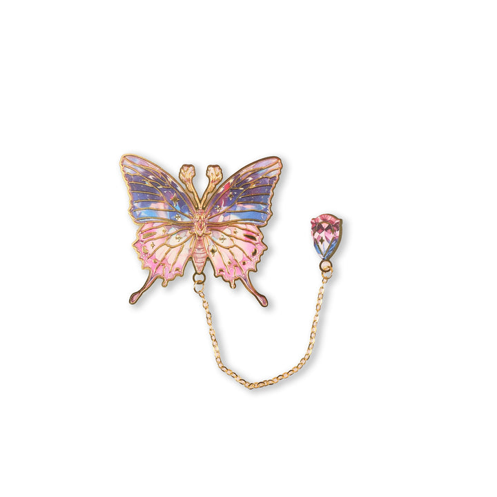 Metal Butterfly In Painting Bookmark