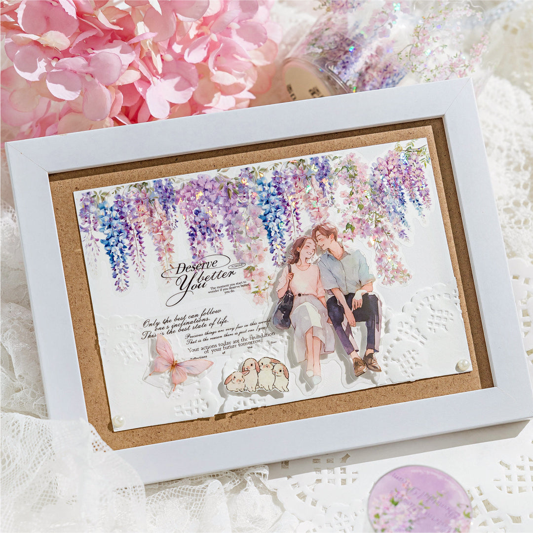 Wildflower Sprigs Die-Cut PET Tape