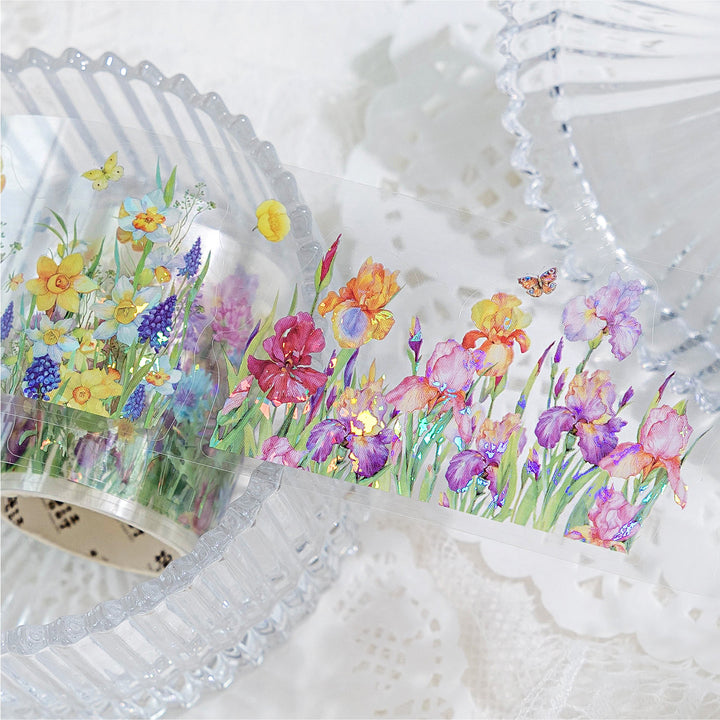 Wildflower Sprigs Die-Cut PET Tape