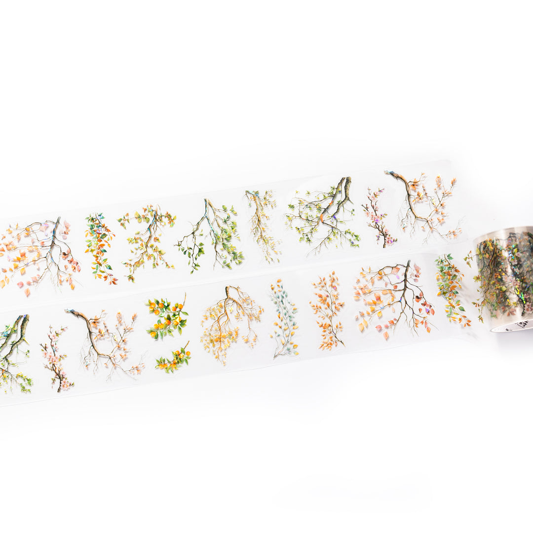 Wildflower Sprigs Die-Cut PET Tape