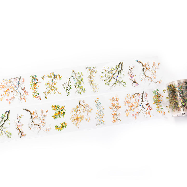 Wildflower Sprigs Die-Cut PET Tape