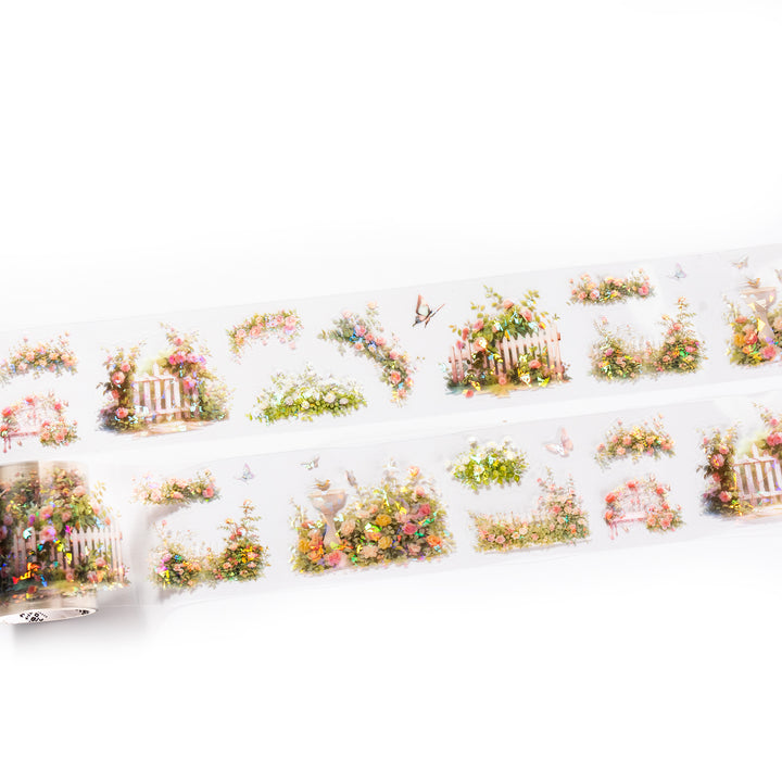 Wildflower Sprigs Die-Cut PET Tape