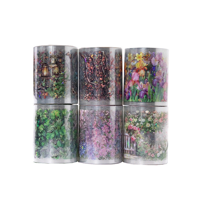 Wildflower Sprigs Die-Cut PET Tape