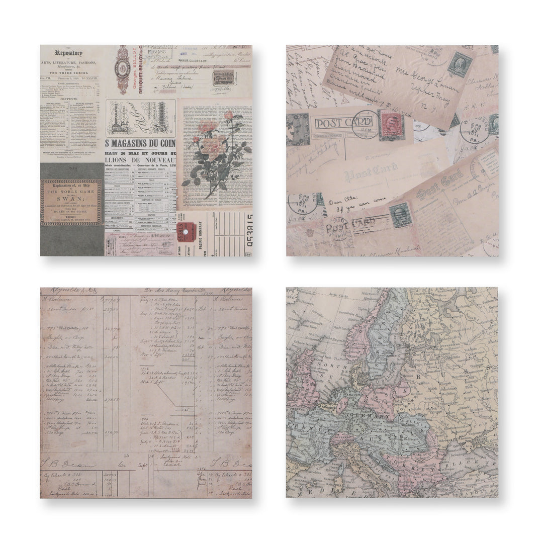 Worldwide Scrapbook Paper - 12 Sheets