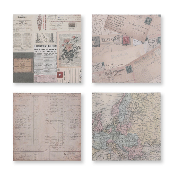 Worldwide Scrapbook Paper - 12 Sheets