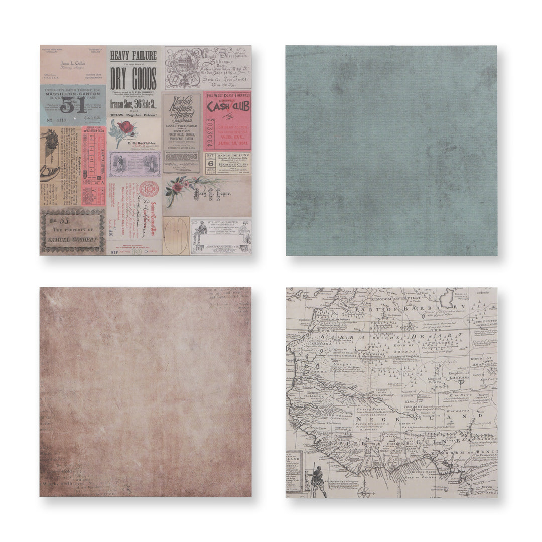 Worldwide Scrapbook Paper - 12 Sheets