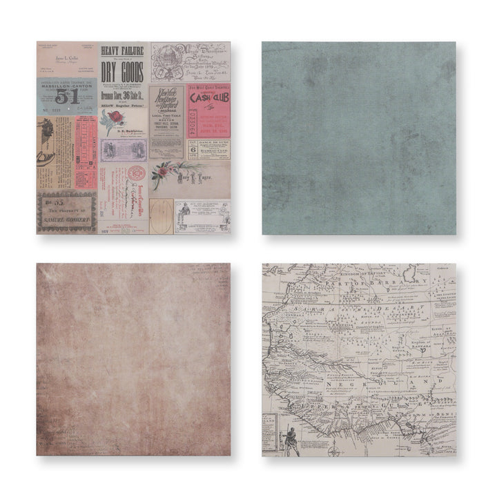 Worldwide Scrapbook Paper - 12 Sheets