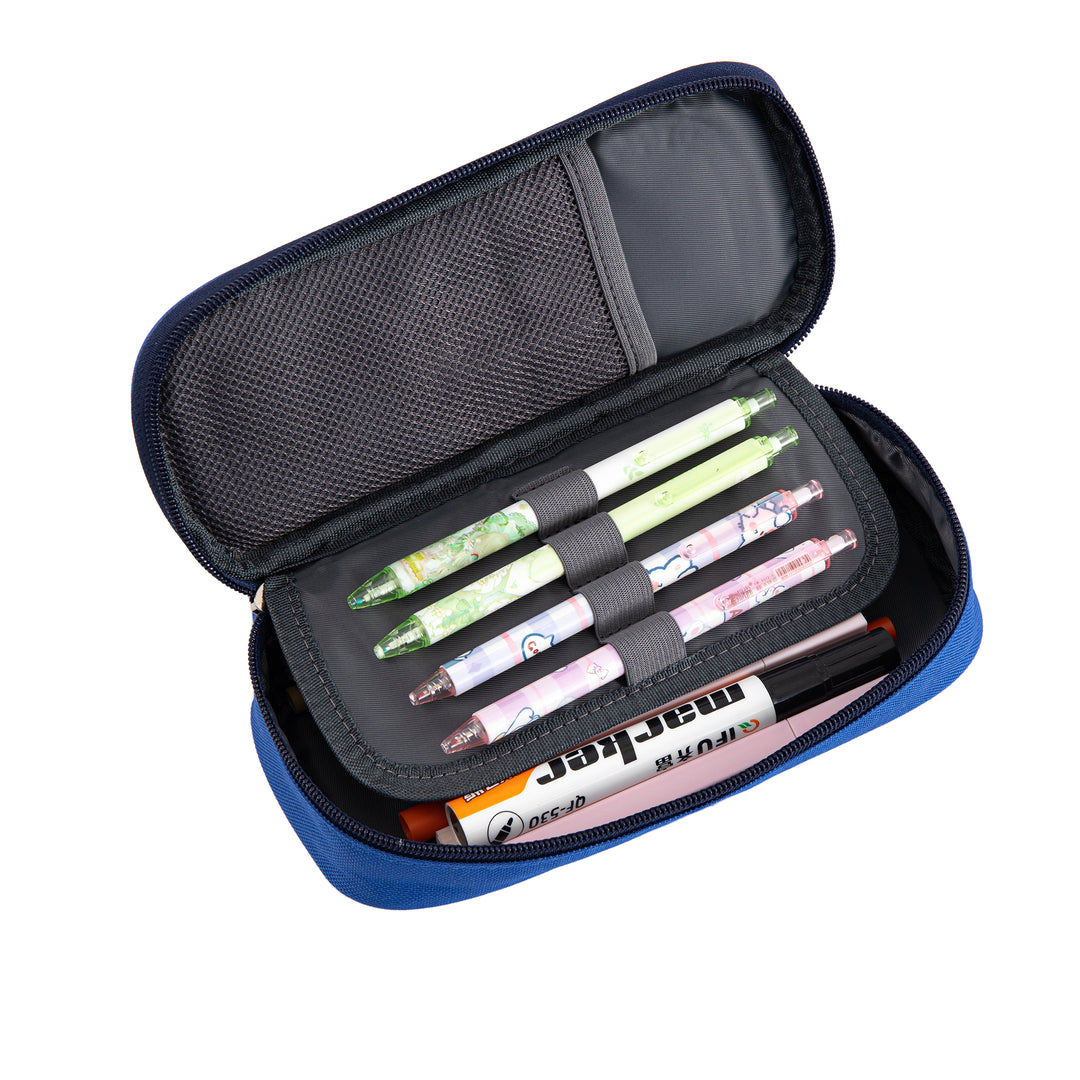 Big Capacity Pencil Case - Blue