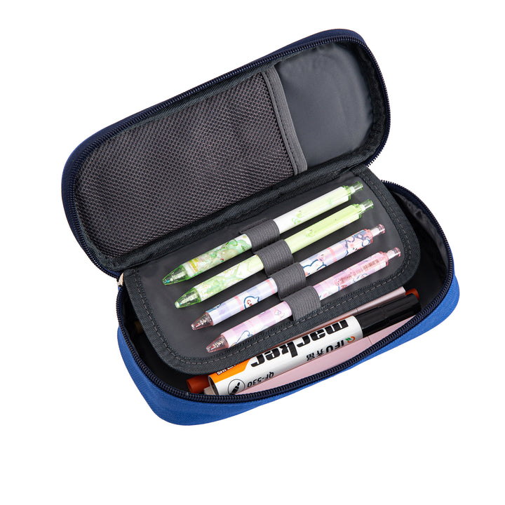 Big Capacity Pencil Case - Blue