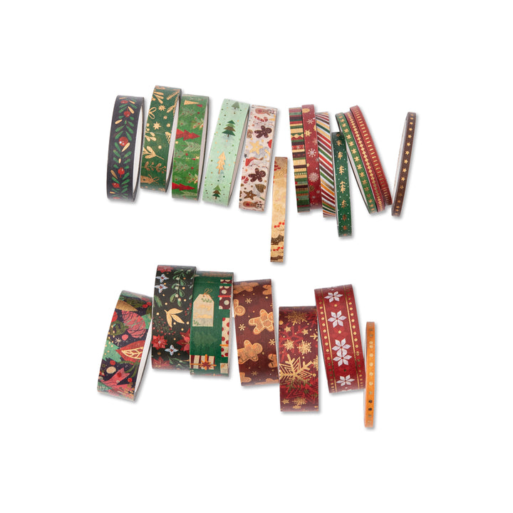 Christmas Washi Tape - Set of 21