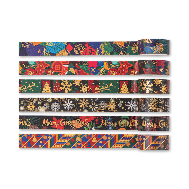 Christmas Winter Washi Tape - Set of 12