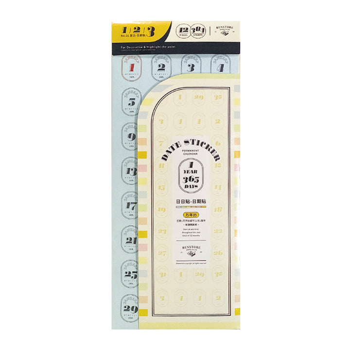 Calendar Date Stickers