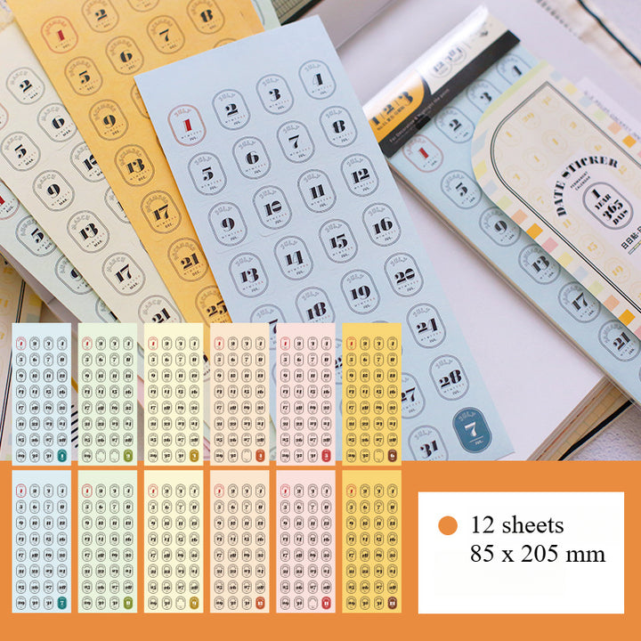 Calendar Date Stickers
