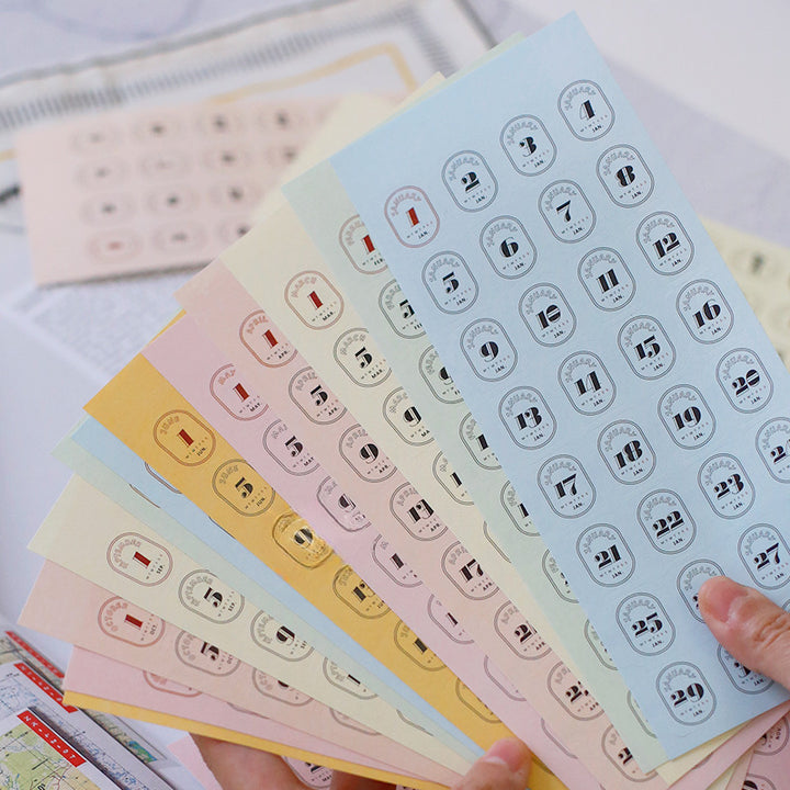 Calendar Date Stickers