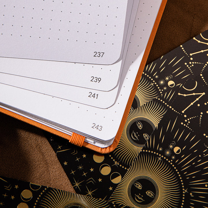 A5 Constellation Dot Grid Bullet Journal - Leo