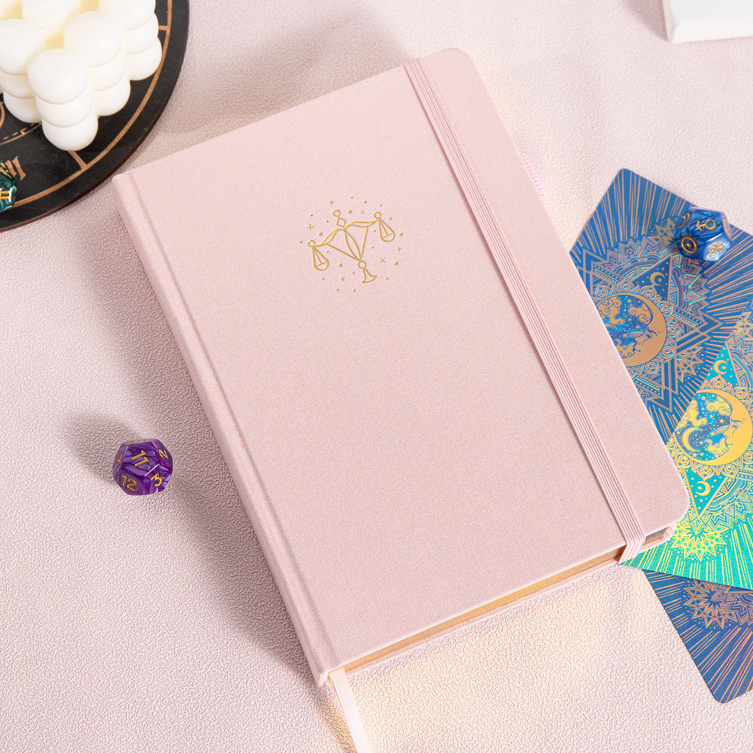 A5 Constellation Dot Grid Bullet Journal - Libra