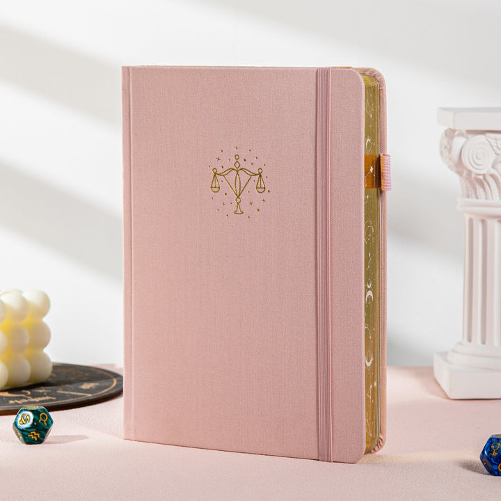 A5 Constellation Dot Grid Bullet Journal - Libra