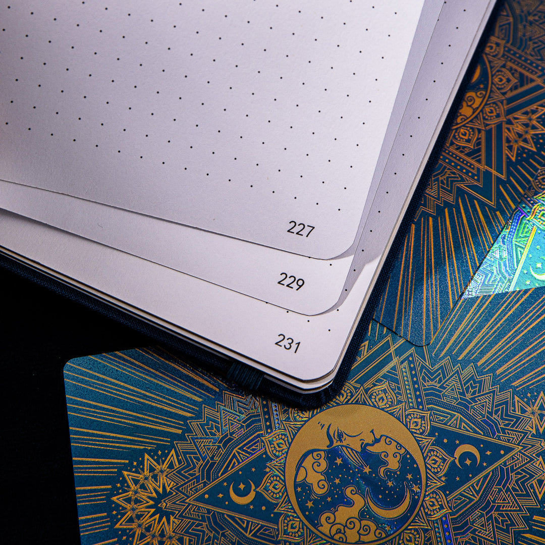 A5 Constellation Dot Grid Bullet Journal - Pisces