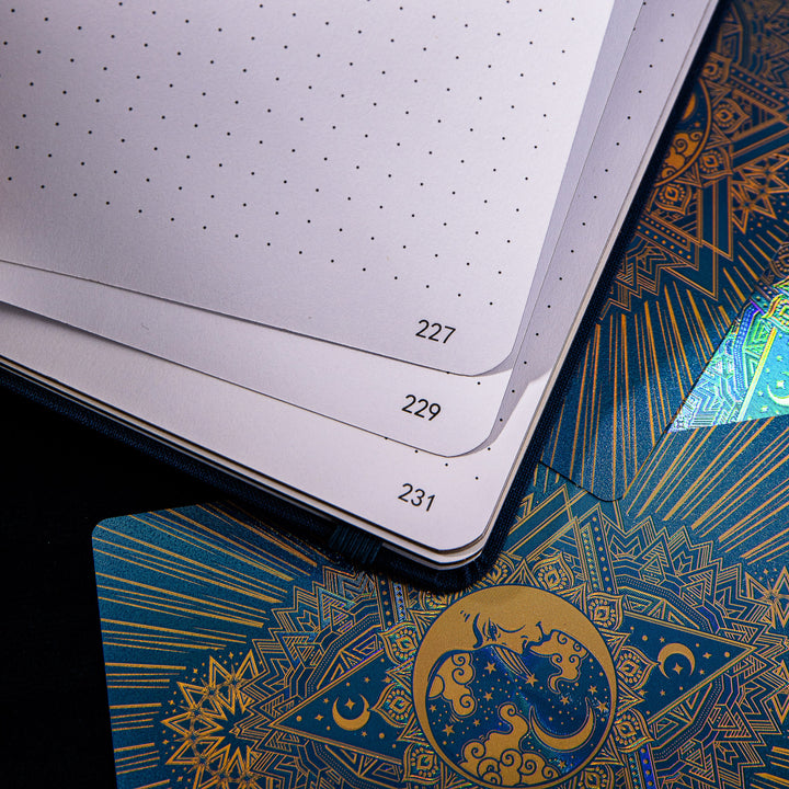 A5 Constellation Dot Grid Bullet Journal - Pisces