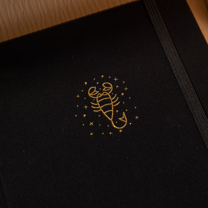 A5 Constellation Dot Grid Bullet Journal - Scorpio