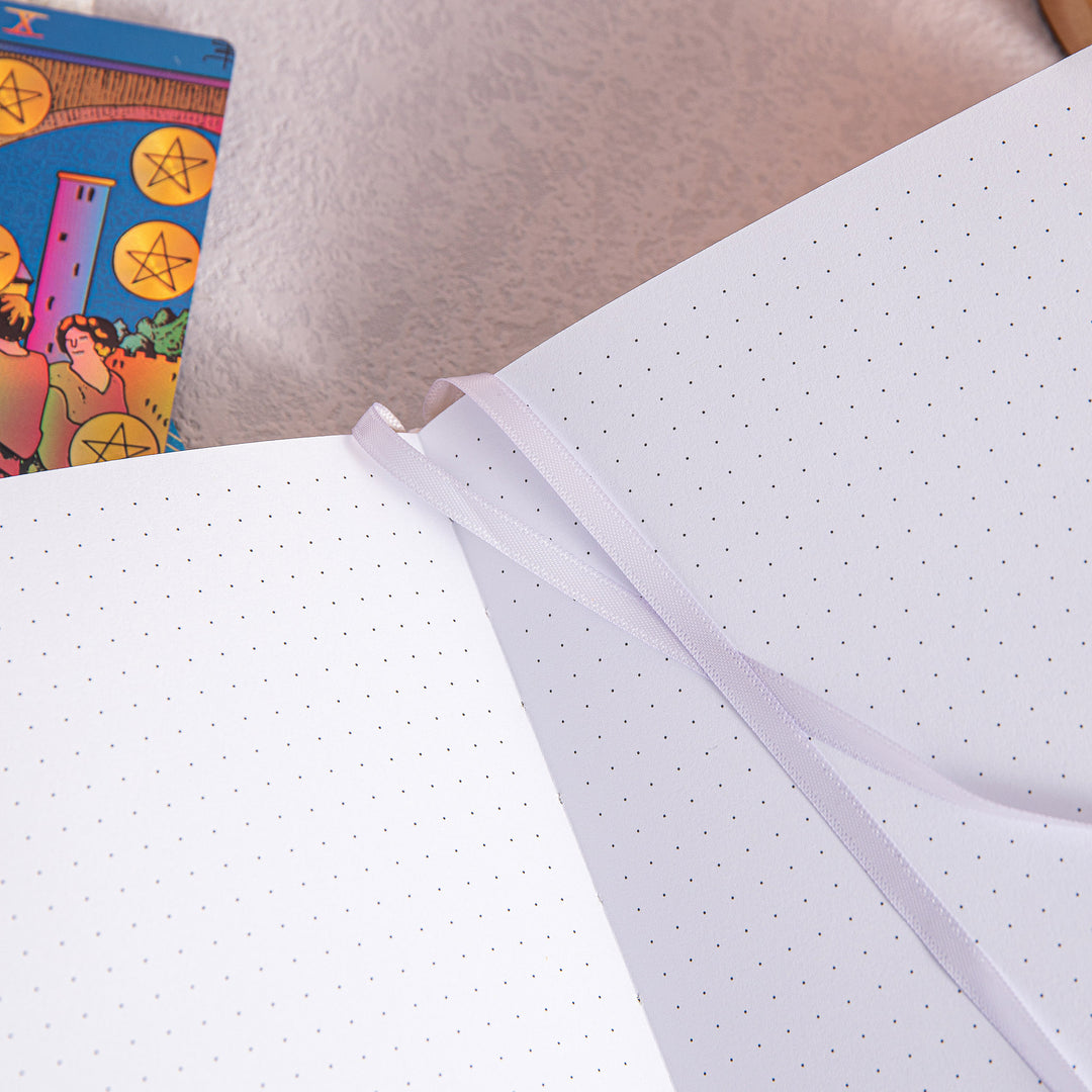 A5 Constellation Dot Grid Bullet Journal - Virgo