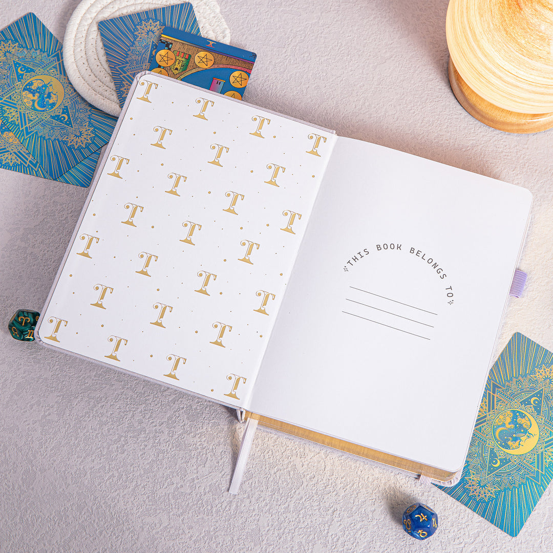 A5 Constellation Dot Grid Bullet Journal - Virgo