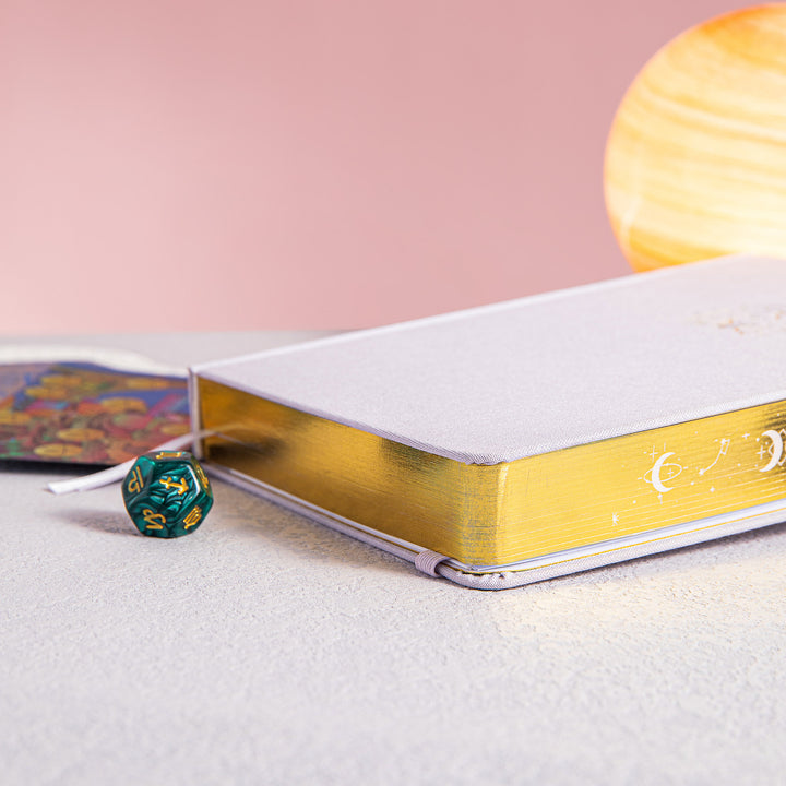 A5 Constellation Dot Grid Bullet Journal - Virgo