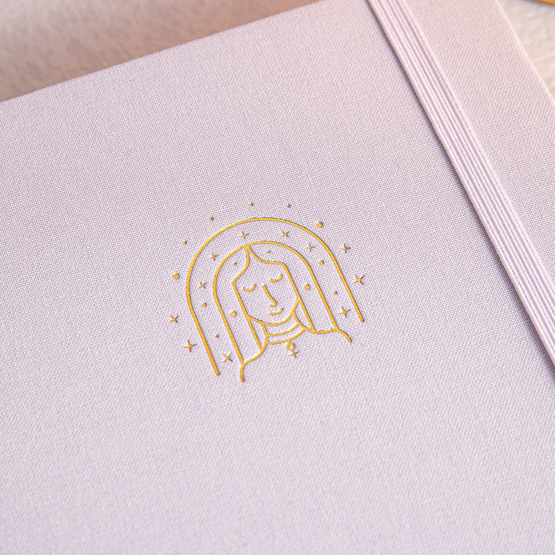 A5 Constellation Dot Grid Bullet Journal - Virgo