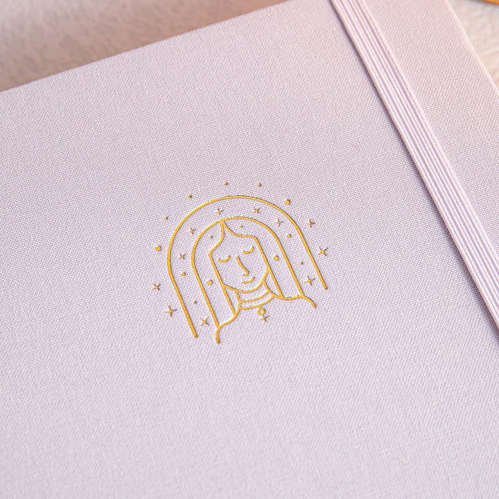 A5 Constellation Dot Grid Bullet Journal - Virgo