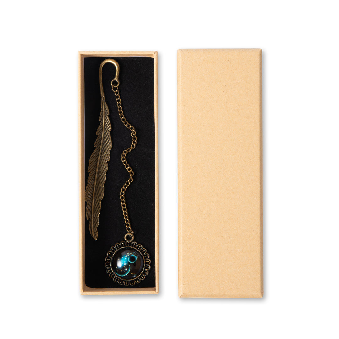 Metal Constellation Feather Bookmark - Aquarius