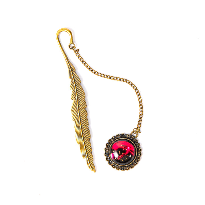 Metal Constellation Feather Bookmark - Virgo