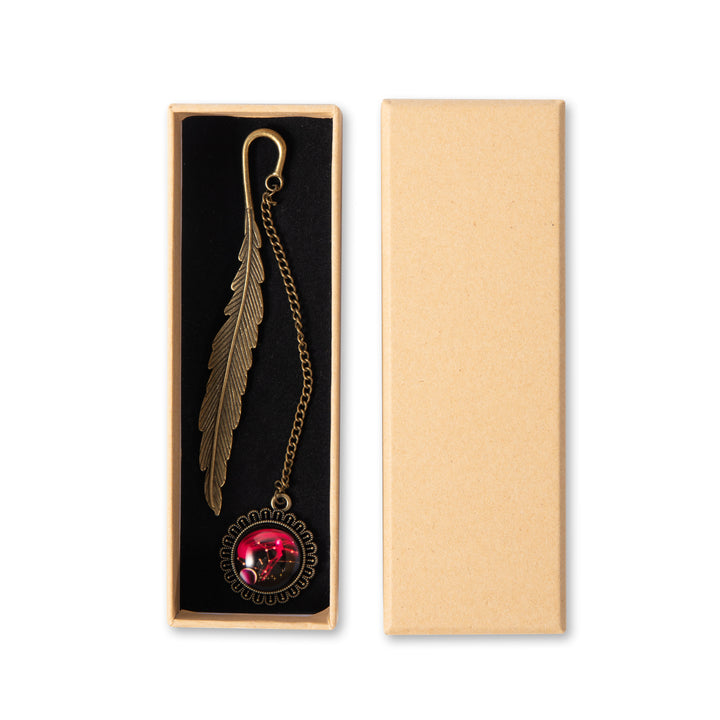 Metal Constellation Feather Bookmark - Virgo